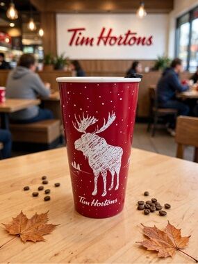 🆕 Tim Hortons Moose Travel Mug